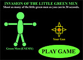 Flash Game - Invasion of the Little Green Men