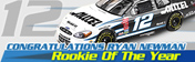 Goracing Banner - Ryan Newman Rookie of the Year