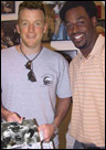 This is a super-imposed photo of my brother Tim with Philadelphia Eagles quarterback, Donovan McNabb.