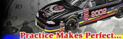 Goracing Banner - Practice Makes Perfect
