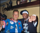 This is a super-imposed photo of my brother Tim with rapper 50 cent.